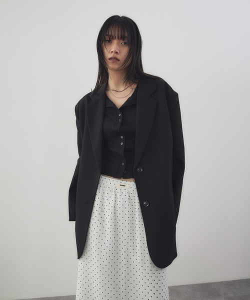 シングルブレストテーラードジャケット（テーラードジャケット