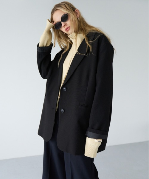 シングルブレストテーラードジャケット（テーラードジャケット