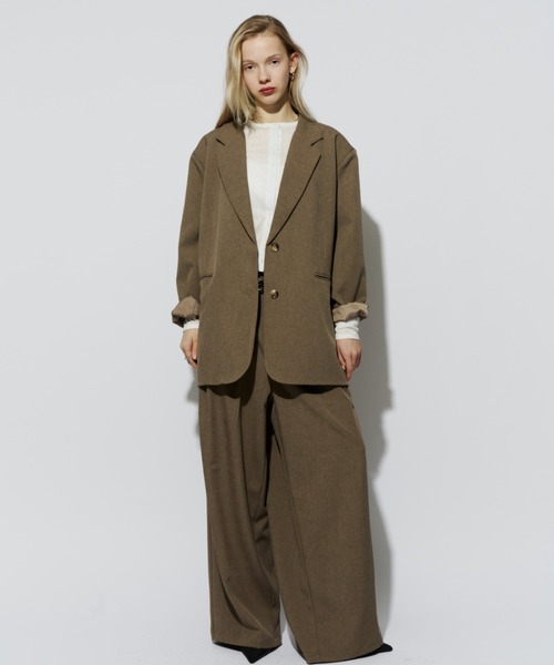シングルブレストテーラードジャケット（テーラードジャケット