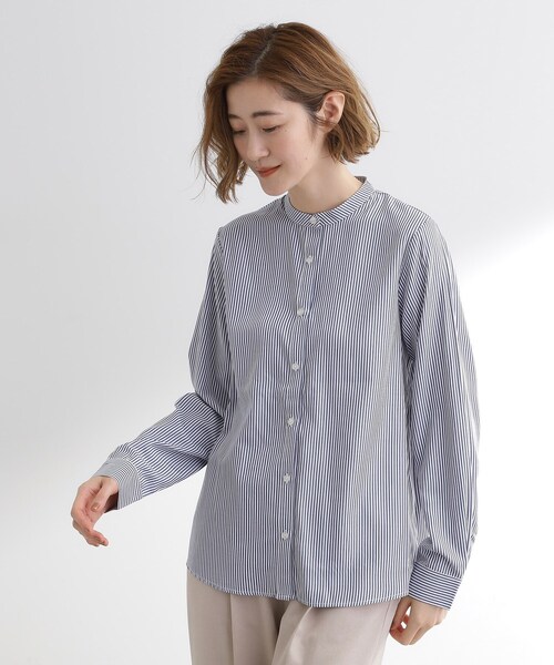 grove（グローブ）の「ニットベスト×シャツセット（その他トップス・レディース・オリーブ/ブラック/グレー・03/02/01/05/04）」の10枚目の写真