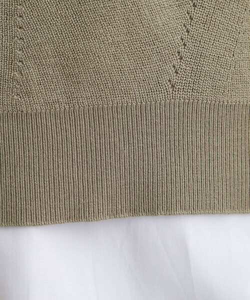 grove（グローブ）の「ニットベスト×シャツセット（その他トップス・レディース・オリーブ/ブラック/グレー・03/02/01/05/04）」の21枚目の写真