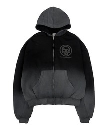 haveyoudiedbefore（ハブユーダイドビフォー）の「【haveyoudiedbefore?】DS Padded Bomber Zip Hoodie / 【ハブユーダイドビフォー】スカルグラフィックポケットジップパーカー（パーカー）」