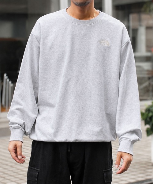 THE NORTH FACE(ザノースフェイス)の「【THE NORTH FACE】ノースフェイス 国内未発売 M'S CORE SWEATSHIRTS レギュラーフィット トレーナー スウェット 長袖(スウェット・メンズ・ブラック/クリーム/シルバーグレー/ラベンダー/サンドベージュ・M/L/XL/S)」の2枚目の写真