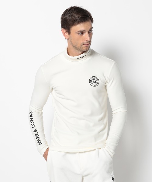 MARK & LONA（マークアンドロナ）の「ICN Mock Neck Layer | MEN（Tシャツ/カットソー・メンズ・カーキ/ホワイト/ブラック・50/48/46/44/52）」の2枚目の写真