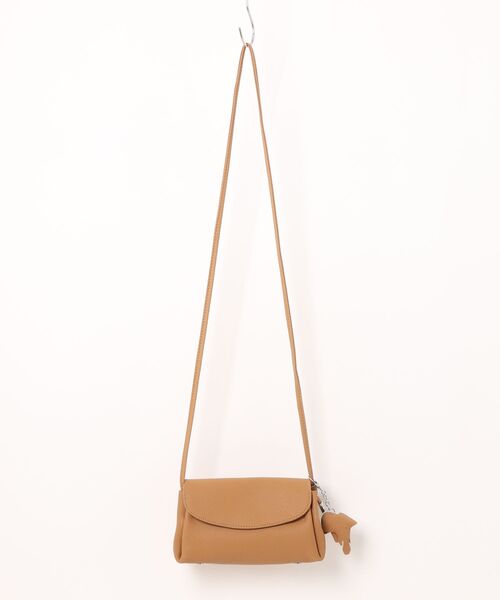 Burner(バーナー)の「【OKUOKU 0909】ぞう エレファントチャーム付き 本革 ショルダーバッグ oku-bag-1-83【GBT】(ショルダーバッグ・レディース・ベージュ系その他/ブラック/アイボリー/ブラウン系その他・FREE)」の4枚目の写真