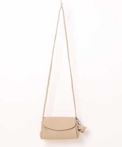 Burner(バーナー)の「【OKUOKU 0909】ぞう エレファントチャーム付き 本革 ショルダーバッグ oku-bag-1-83【GBT】(ショルダーバッグ・レディース・ベージュ系その他/ブラック/アイボリー/ブラウン系その他・FREE)」の2枚目の写真
