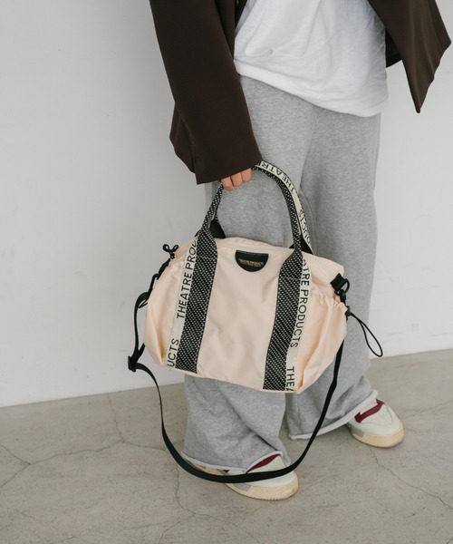 THEATRE PRODUCTS(シアタープロダクツ)の「ドットJQテープナイロン2WAYバッグ(M)(ショルダーバッグ・レディース・アイボリー/ブラック・FREE)」の14枚目の写真