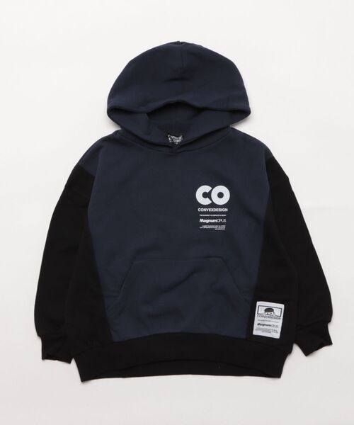 CONVEX(コンベックス)の「バイカラー/ ワイドパーカー(パーカー・キッズ・レッド/ネイビー/イエロー・130cm/140cm/150cm/160cm)」の5枚目の写真