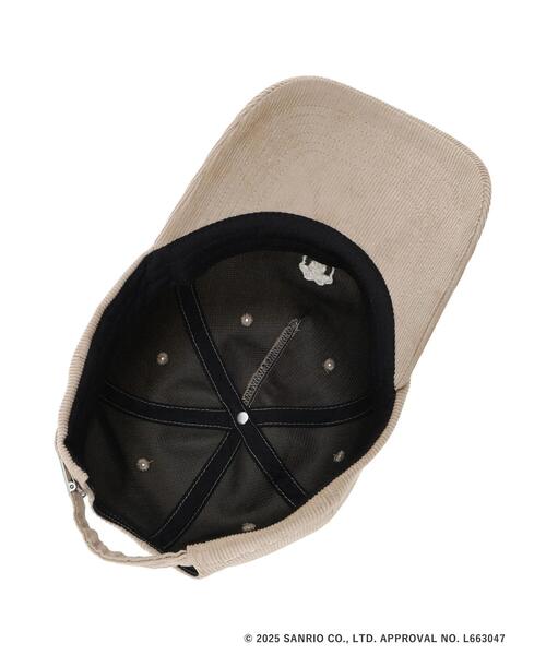 Te chichi TERRASSE（テチチテラス）の「【HELLO KITTY】刺繍入りコーデュロイキャップ（ハット・レディース・オフホワイト/ベージュ・F）」の4枚目の写真