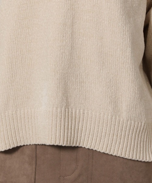 LAKOLE（ラコレ）の「モール刺繍ロゴニットプルオーバー / 600358（ニット/セーター・レディース・チャコールグレー/グレー/ブラウン/オレンジ/アイボリー・FREE）」の22枚目の写真