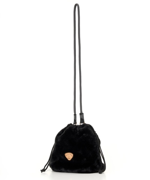 BILLABONG(ビラボン)の「BILLABONG レディース FUR SHOULDER BAG ショルダーバッグ 【2025年秋冬モデル】 @autumn /ビラボンロゴワンポイントファー巾着ショルダーバッグ(ショルダーバッグ・レディース・ブラック/アイボリー/ブラウン系その他・FREE)」の12枚目の写真