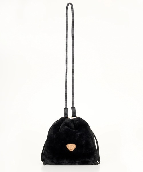 BILLABONG(ビラボン)の「BILLABONG レディース FUR SHOULDER BAG ショルダーバッグ 【2025年秋冬モデル】 @autumn /ビラボンロゴワンポイントファー巾着ショルダーバッグ(ショルダーバッグ・レディース・ブラック/アイボリー/ブラウン系その他・FREE)」の14枚目の写真