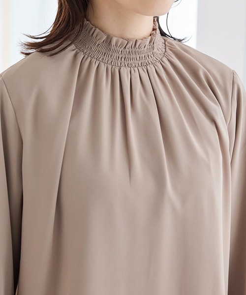 ハニぽか】あったか裏地ハイネック（シャツ/ブラウス）｜Honeys