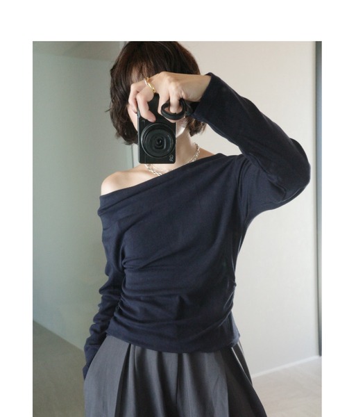 オフショルトップス（Tシャツ/カットソー）｜KUREN（クレン）の