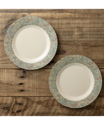 Jubilee（ジュビリー）の「JUBILEE ジュビリー ウィリアムモリス柄 バンブープレート パスタ皿2点セット（食器）」