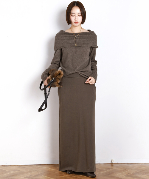 ウールミックススウェットスカート（スカート）｜AP STUDIO（エーピー