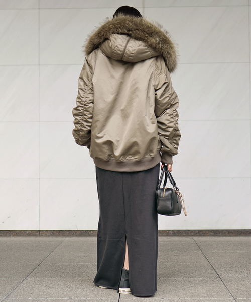 AP STUDIO(エーピーストゥディオ)の「ウールミックススウェットスカート(スカート・レディース・スミクロ/チョコ・36/38)」の16枚目の写真