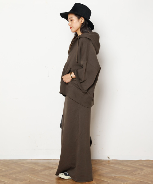 AP STUDIO(エーピーストゥディオ)の「ウールミックススウェットスカート(スカート・レディース・スミクロ/チョコ・36/38)」の21枚目の写真