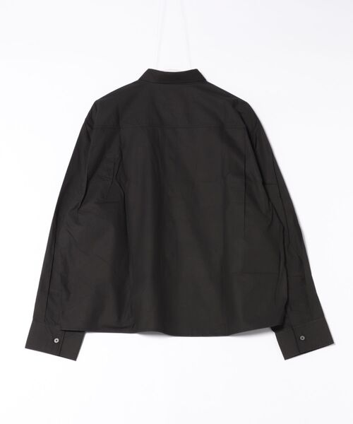 a.p.o.v.(エーピーオービー)の「a.p.o.v. オーバーサイズ短丈コットンブロードシャツ(シャツ/ブラウス・メンズ・ブラック/ホワイト・ONESIZE)」の3枚目の写真