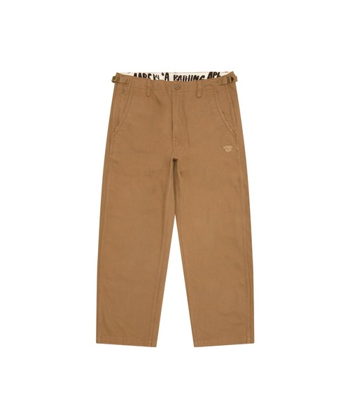AAPE BY A BATHING APE(エーエイプバイアベイシングエイプ)の「AAPE MAIN WOVEN PANTS(その他パンツ・メンズ・ベージュ・SMALL/MEDIUM)」の1枚目の写真