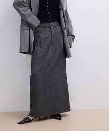 ADAM ET ROPE'（アダムエロペ）の「【WEB限定】サイドラインツイードスカート（スカート）」