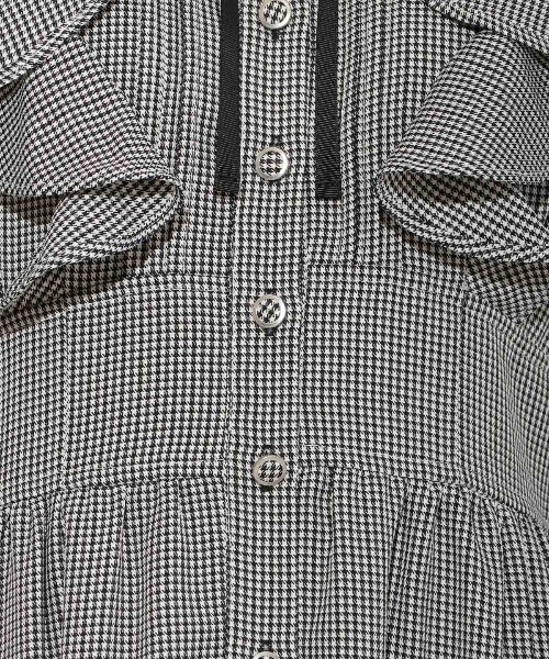 WILLSELECTION（ウィルセレクション）の「リボンタイティアードシャツワンピース（ワンピース・レディース・ブラウン系その他/チャコールグレー/ブラック系その他・FREE）」の12枚目の写真