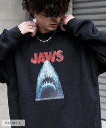 Universal City Studios LLC 別注コラボ オーバーサイズヴィンテージライクグラフィックプリント裏起毛スウェットトレーナー