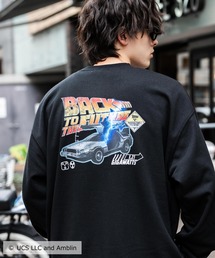 Rocky Monroe | Universal City Studios LLC 別注コラボ オーバーサイズヴィンテージライクグラフィックプリント裏起毛スウェットトレーナー(スウェット)