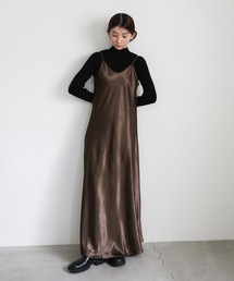 select MOCA | サテンフレアキャミワンピース(ワンピース)