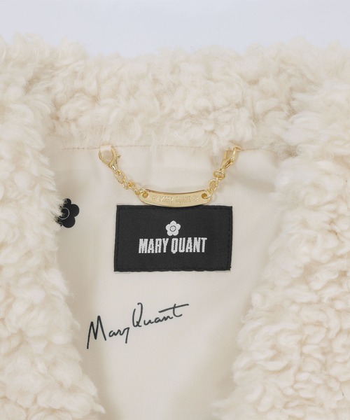 MARY QUANT(マリークワント)の「カールファーベスト ブルゾン(ベスト・レディース・ブラック/アイボリー/ベージュ・M)」の8枚目の写真