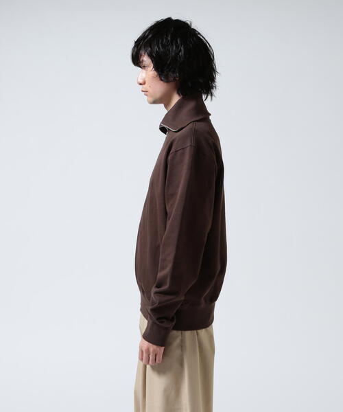 Toironier(トワロニエ)の「Toironier/トワロニエ/Half Zip Sweat Shirts(スウェット・メンズ・ブラウン/レッド/ラベンダー/チャコールグレー・2/1)」の7枚目の写真