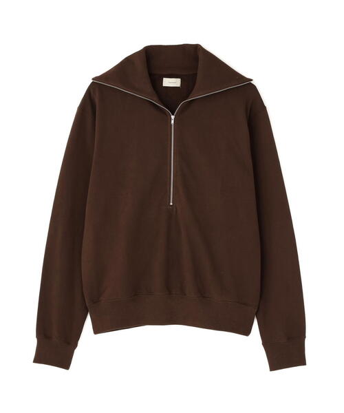 Toironier(トワロニエ)の「Toironier/トワロニエ/Half Zip Sweat Shirts(スウェット・メンズ・ブラウン/レッド/ラベンダー/チャコールグレー・2/1)」の5枚目の写真