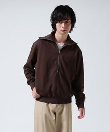 Toironier（トワロニエ）の「Toironier/トワロニエ/Half Zip Sweat Shirts（スウェット）」
