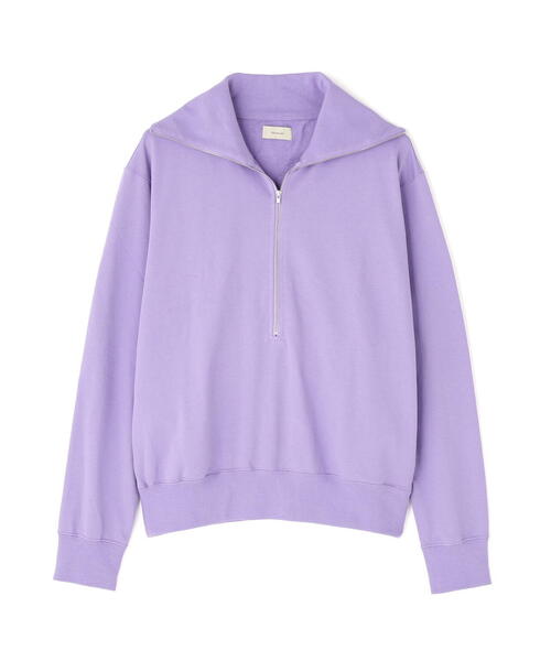 Toironier(トワロニエ)の「Toironier/トワロニエ/Half Zip Sweat Shirts(スウェット・メンズ・ブラウン/レッド/ラベンダー/チャコールグレー・2/1)」の8枚目の写真