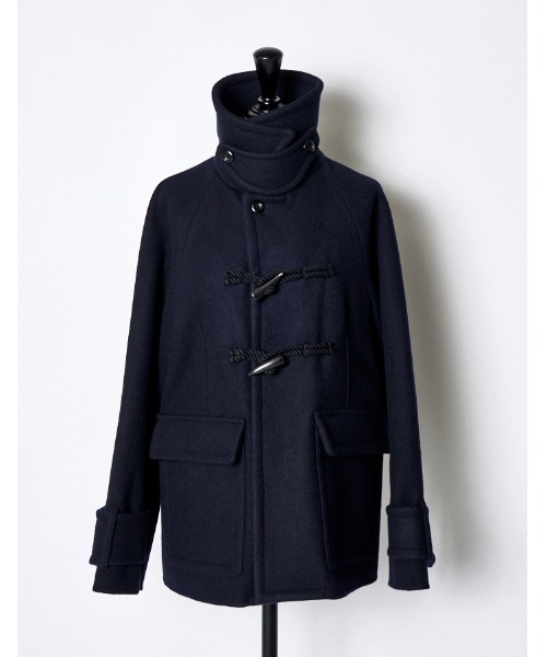RUMCHE(ラムシェ)の「Stitch River Short Duffle Coat / ステッチリバーショートダッフルコート(ダッフルコート・レディース・ブラック/ネイビー・FREE)」の15枚目の写真