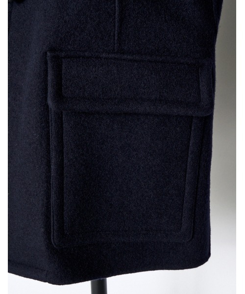 RUMCHE(ラムシェ)の「Stitch River Short Duffle Coat / ステッチリバーショートダッフルコート(ダッフルコート・レディース・ブラック/ネイビー・FREE)」の18枚目の写真
