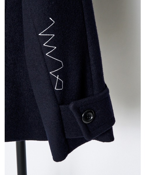 RUMCHE(ラムシェ)の「Stitch River Short Duffle Coat / ステッチリバーショートダッフルコート(ダッフルコート・レディース・ブラック/ネイビー・FREE)」の19枚目の写真