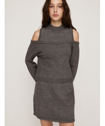 SLY（スライ）の「LAYERED 2P OP レイヤード ツーピー ワンピース 秋服 冬服（セットアップ）」