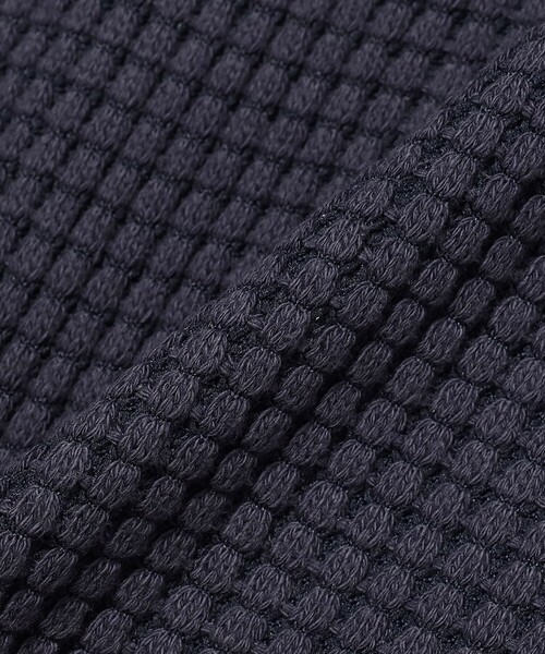 BRILLA per il gusto(ブリッラペルイルグースト)の「SEA GREEN / ワッフル ジップフーディー(Tシャツ/カットソー・メンズ・ブルー系その他3/ネイビー・2/3/4)」の11枚目の写真