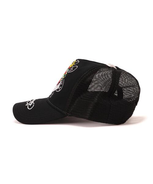Ed Hardy（エドハーディー）の「Ed Hardy/エド ハーディー/ED HARDY HEART R-STONE CAP（キャップ・メンズ・ブラック・F）」の6枚目の写真
