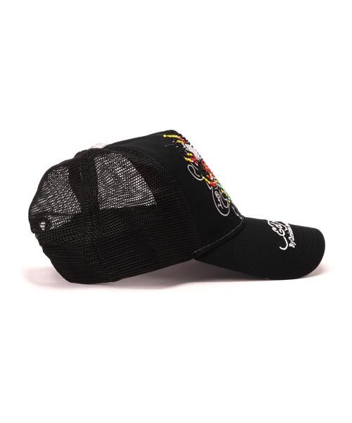 Ed Hardy（エドハーディー）の「Ed Hardy/エド ハーディー/ED HARDY HEART R-STONE CAP（キャップ・メンズ・ブラック・F）」の7枚目の写真