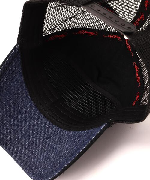 Ed Hardy（エドハーディー）の「Ed Hardy/エド ハーディー/ED HARDY HEART R-STONE CAP（キャップ・メンズ・ブラック・F）」の12枚目の写真