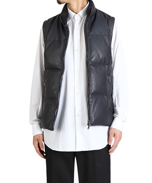 EMMETI（エンメティ）の「EMMETI / エンメティ：別注 ISE VEST：ONLYARK-1-2510[MUS]（その他アウター・メンズ・ネイビー・50/52）」の12枚目の写真