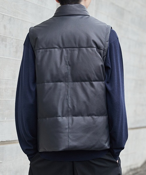 EMMETI（エンメティ）の「EMMETI / エンメティ：別注 ISE VEST：ONLYARK-1-2510[MUS]（その他アウター・メンズ・ネイビー・50/52）」の7枚目の写真