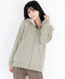 Dita（ディータ）の「裏ボアジップパーカー（ルームウェア/パジャマ）」