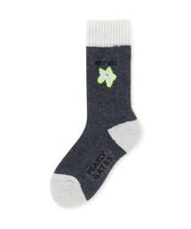 PEARLY GATES（パーリーゲイツ）の「【PEARLY GATES】フラワーモチーフミドルソックス (LADIES)（ソックス/靴下・メンズ）」