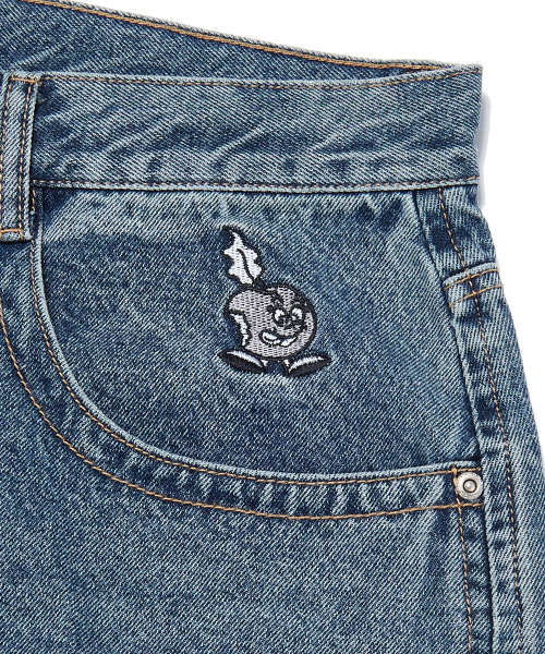 WKNDRS(ウィーキャンドース)の「OPEN SEAM DENIM PANTS (DENIM)(デニムパンツ・レディース・その他・MEDIUM/LARGE/X-LARGE)」の6枚目の写真