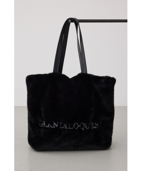 セール】フェイクファービッグトートバッグ(トートバッグ)|AZUL BY セール】フェイクファービッグトートバッグ(トートバッグ)|AZUL BY