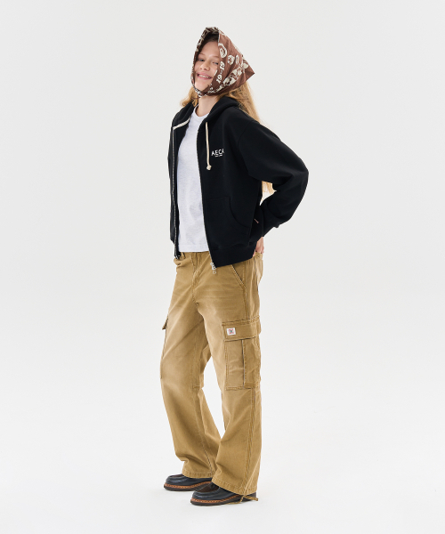 AECA(エイカ)の「AECA SIGNATURE ZIP UP HOODIE-BLACK(パーカー・レディース・その他・SMALL/MEDIUM/LARGE/X-LARGE)」の11枚目の写真