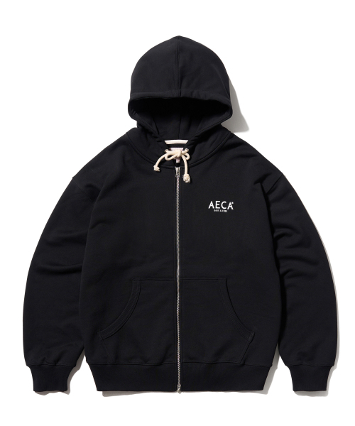 AECA(エイカ)の「AECA SIGNATURE ZIP UP HOODIE-BLACK(パーカー・レディース・その他・SMALL/MEDIUM/LARGE/X-LARGE)」の6枚目の写真